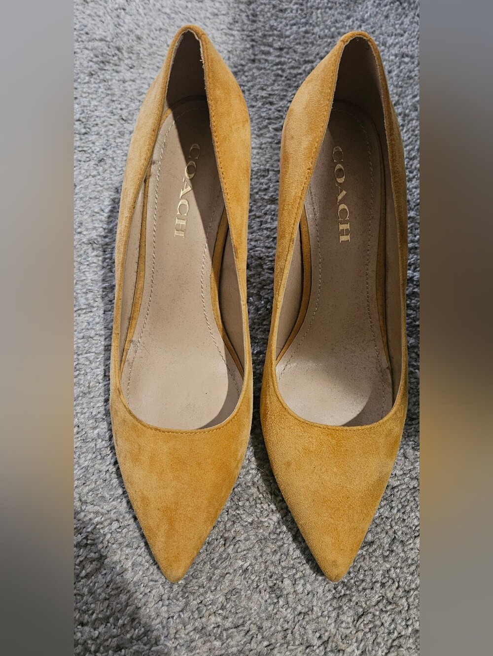 Coach Suede Pump Sz 9.5